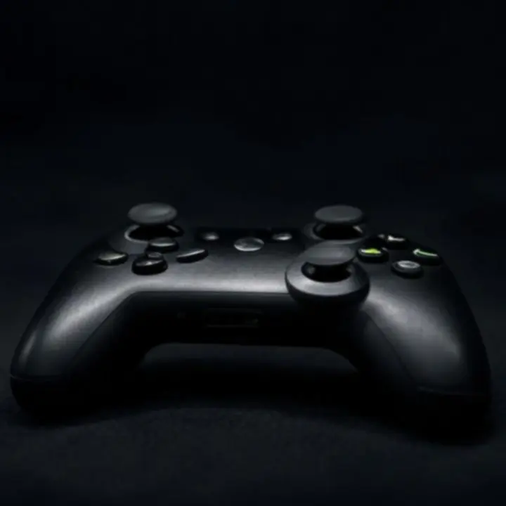 Zbliżenie szczegółów kontrolera w prezentacji produktu